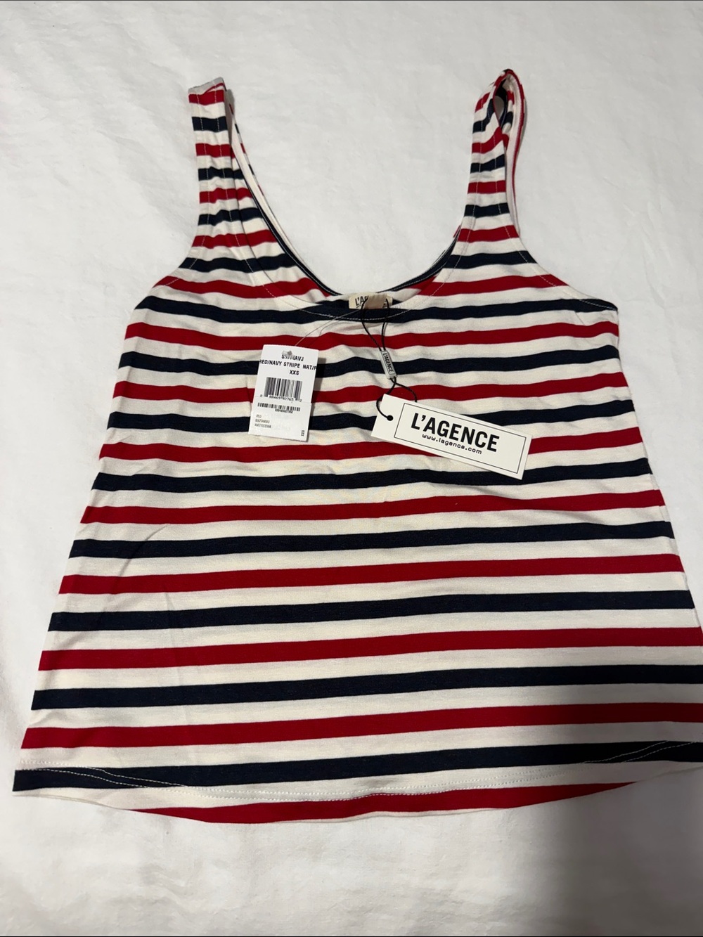 NWT L’AGENCE Sade Striped Tank XXS